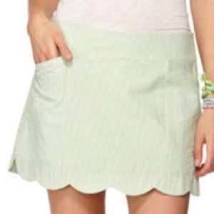 Lilly Pulitzer seersucker skort
